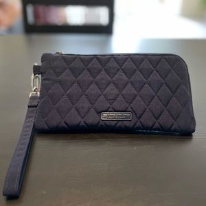 Vera Bradley Navy Blue Wristlet